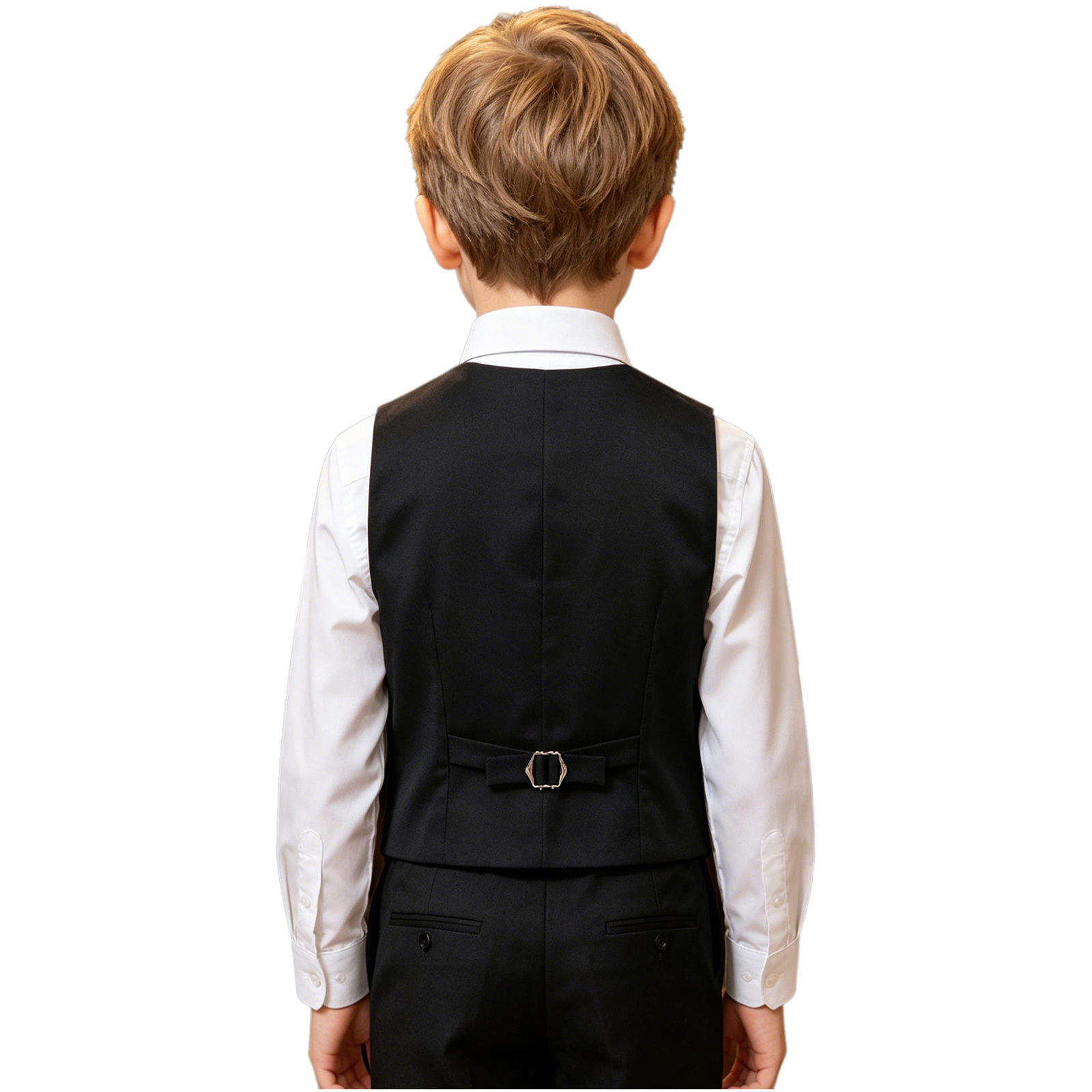Kids Boys Gentleman Asymmetric - Formal Vest Waistcoat avaliação e preço